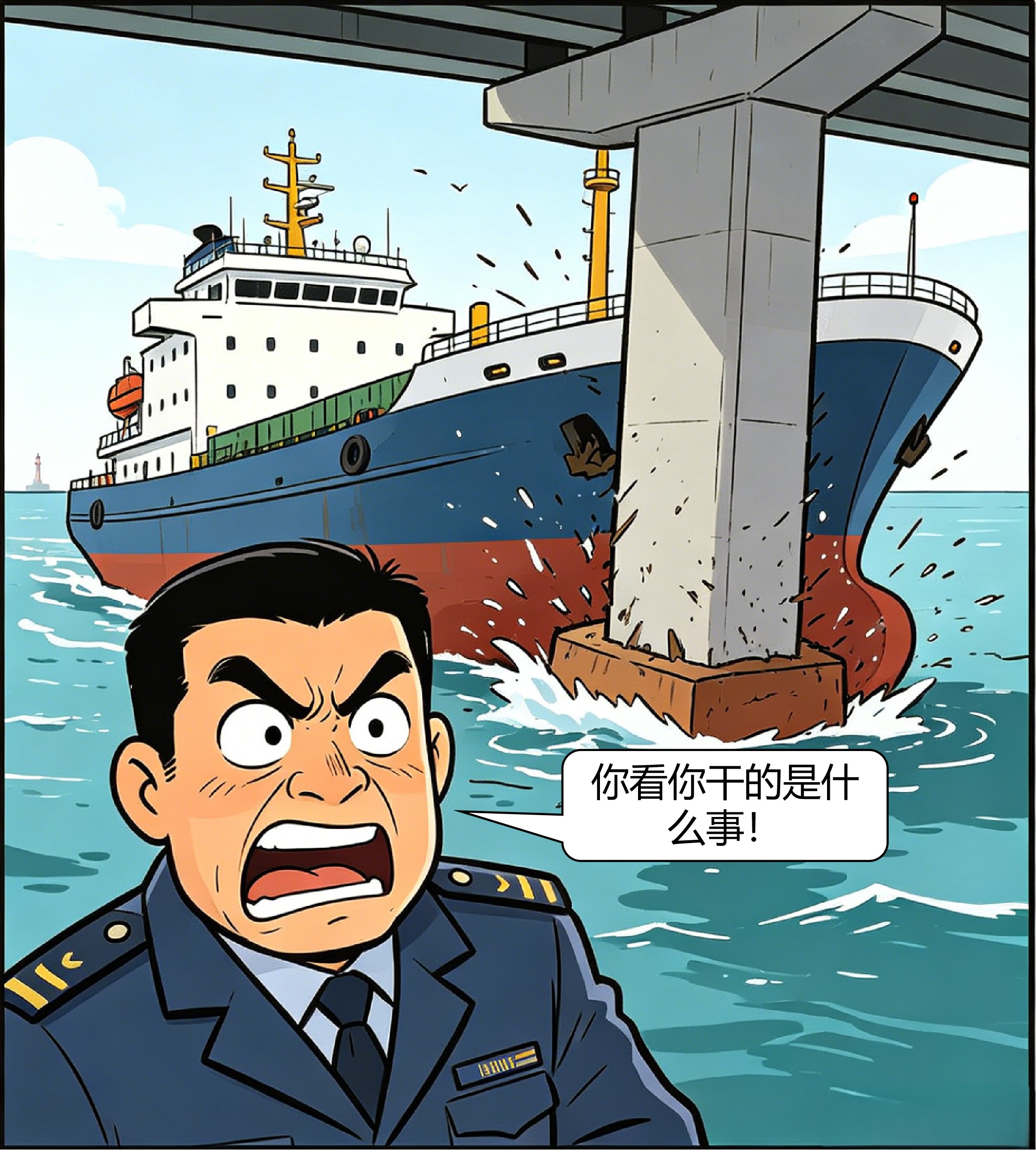 船舶过桥禁止疲劳、分心驾驶